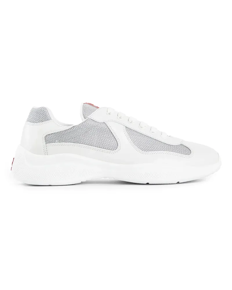 Prada leather  america's cup sneakers White