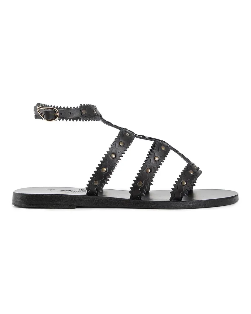 Ancient Greek Sandals Sandali Maska Black