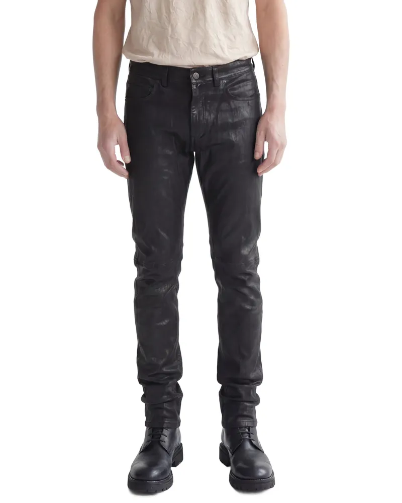 Giorgio Brato 5 Pocket Pants in Lambskin Black