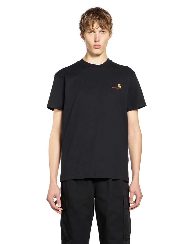 Carhartt WIP S/S American Script T-Shirt Black