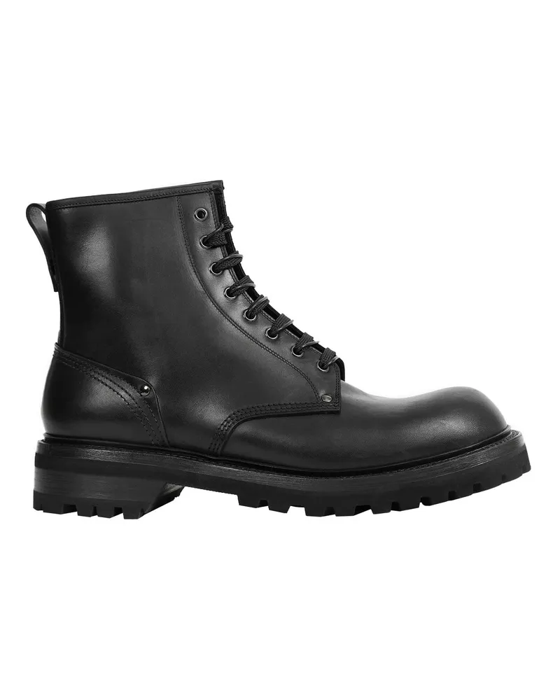 Premiata Lace-Up Boots Black