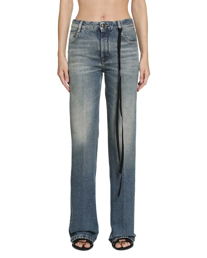 Ann Demeulemeester Vive 5 Pocket Jeans Blue