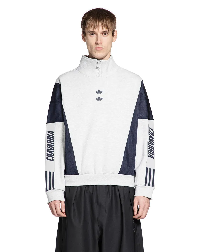 adidas Chavarria Mock Neck Sweatshirt Grey