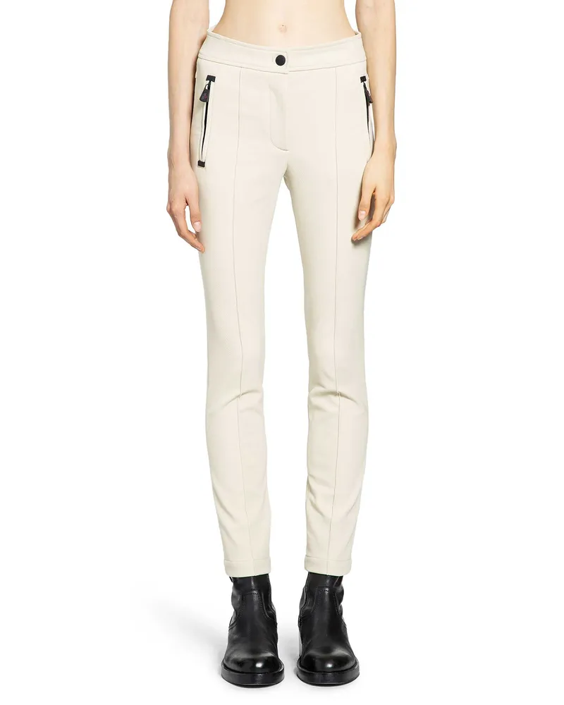 Moncler Slim-Fit Pants Beige