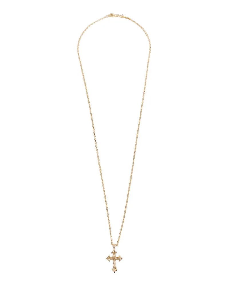 Emanuele Bicocchi Cross Small Necklace Gold