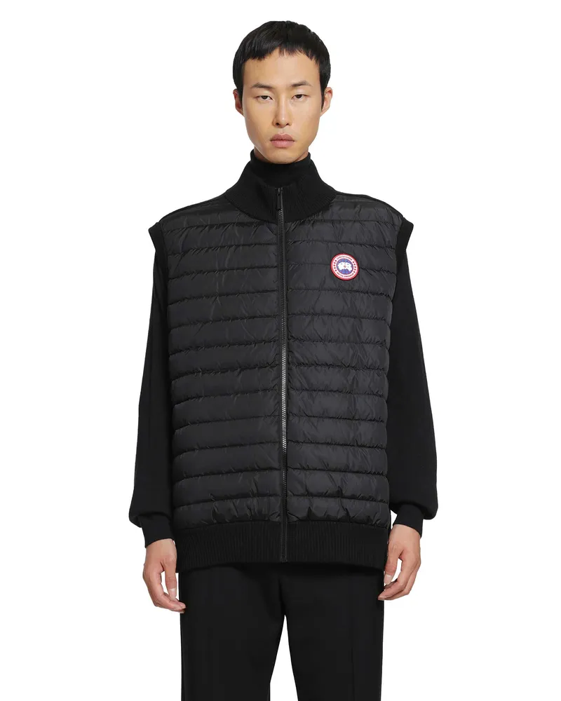 Canada Goose Hybridge Knit Vest Black