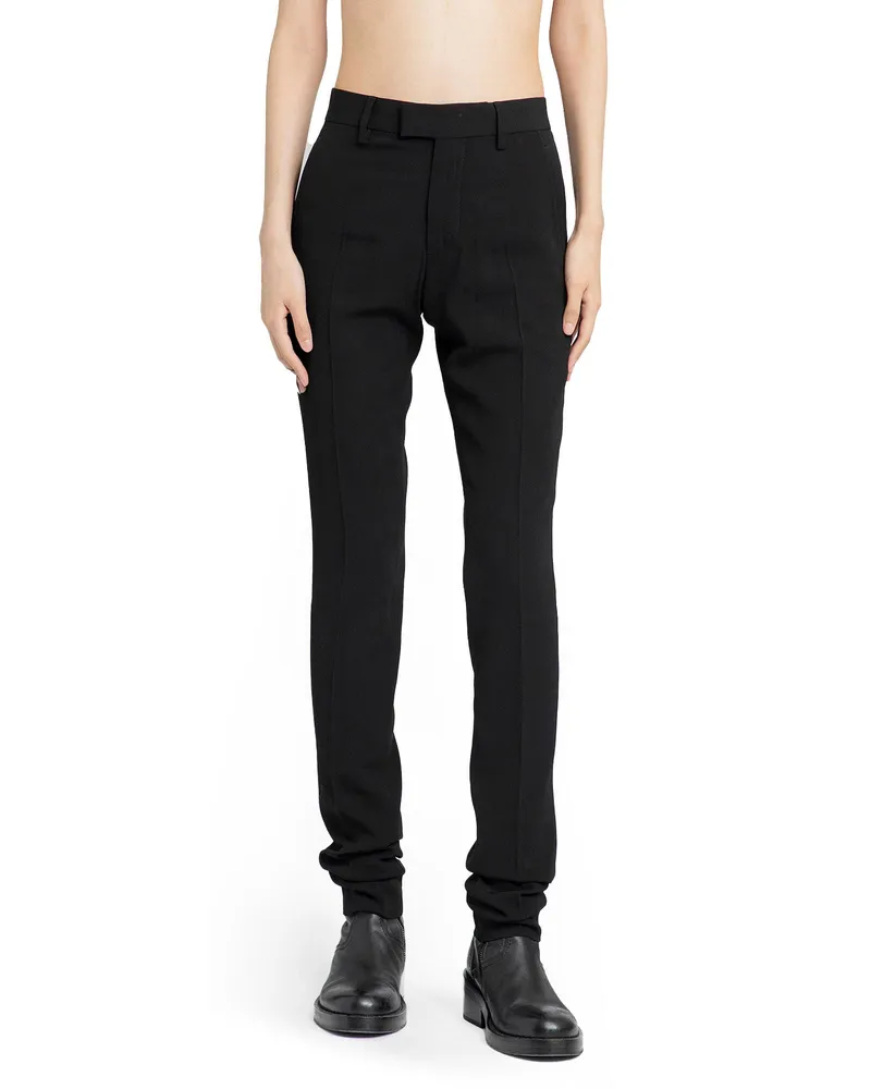 Ann Demeulemeester Shania Skinny Trousers Black