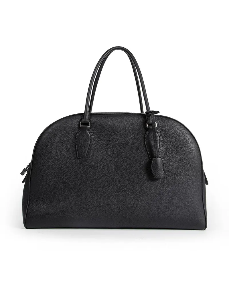 The Row India 12.00 Bag in Leather Black