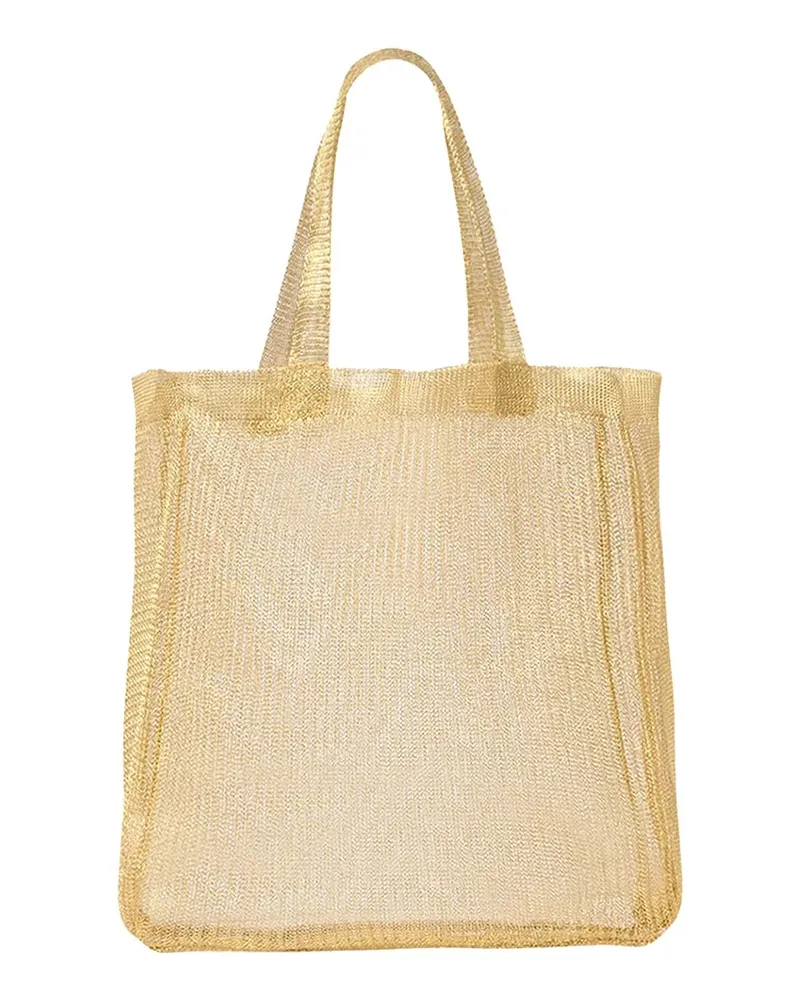 The Row Imogen Mini Tote Bag Gold