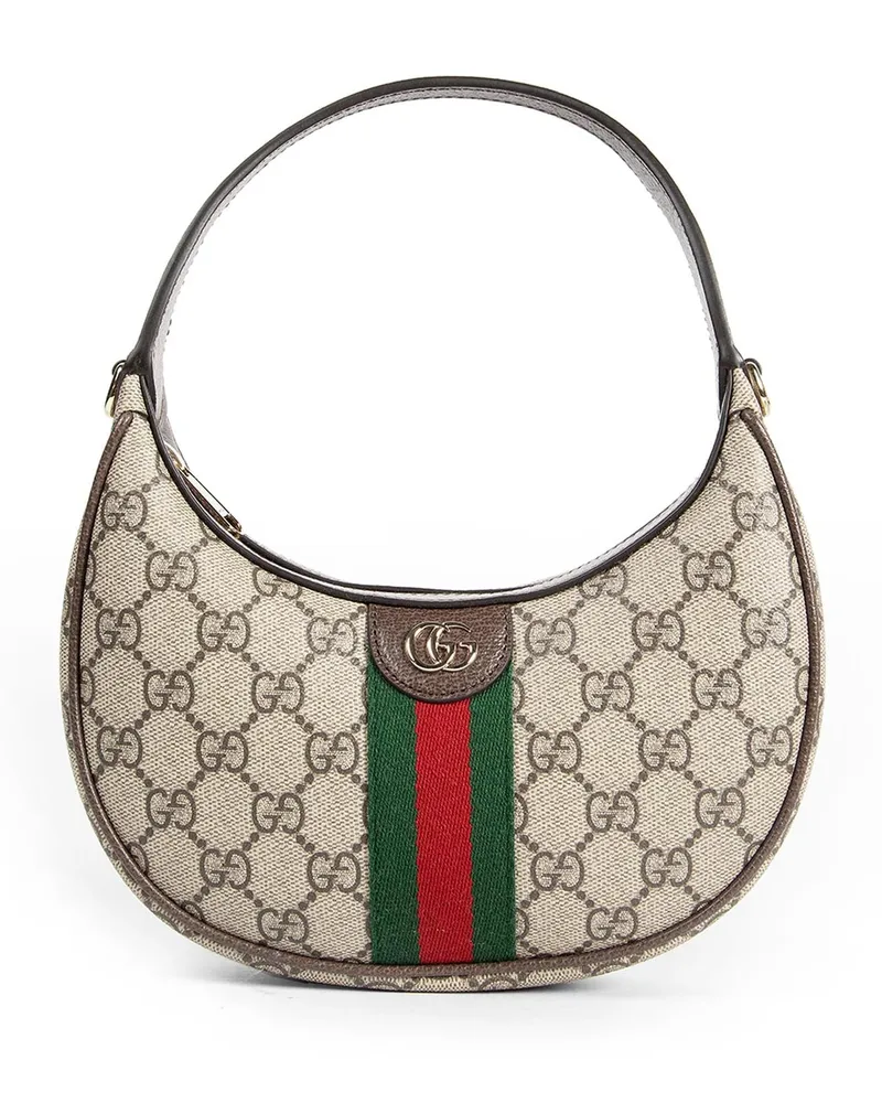 Gucci Ophidia Small Shoulder Bag Beige