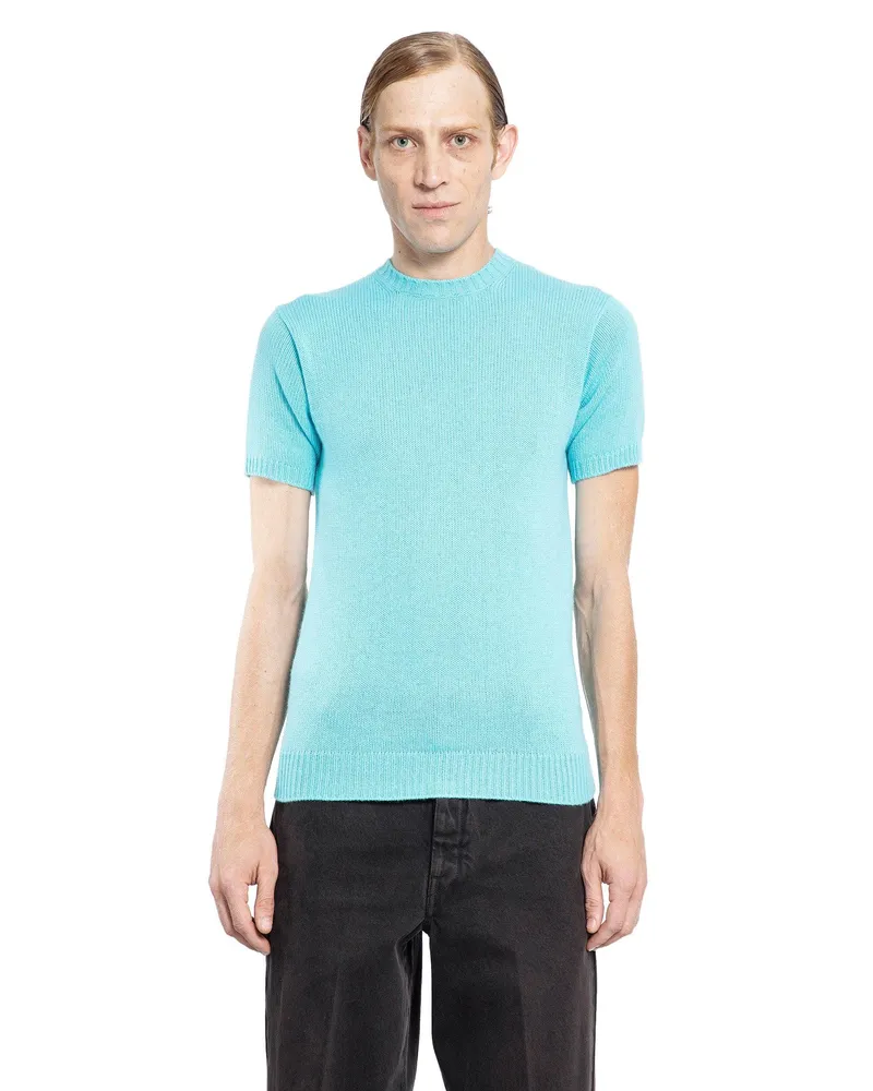 Prada MAN BLUE T-SHIRTS & TANK TOPS Blue