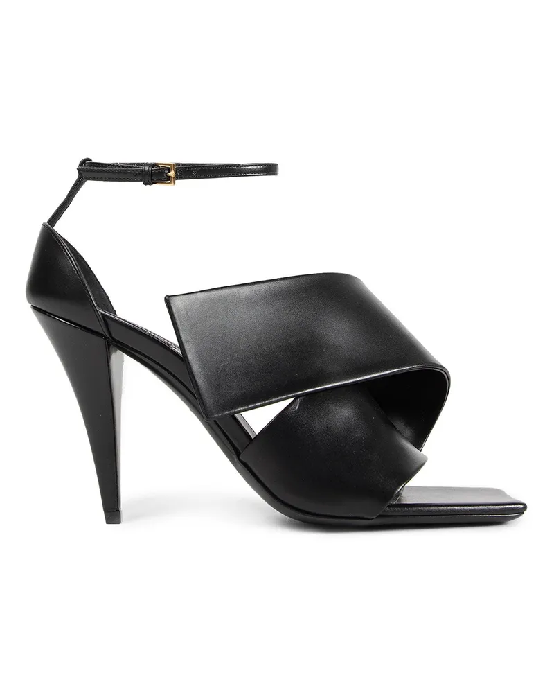 Givenchy Sliced Square Sandals Black