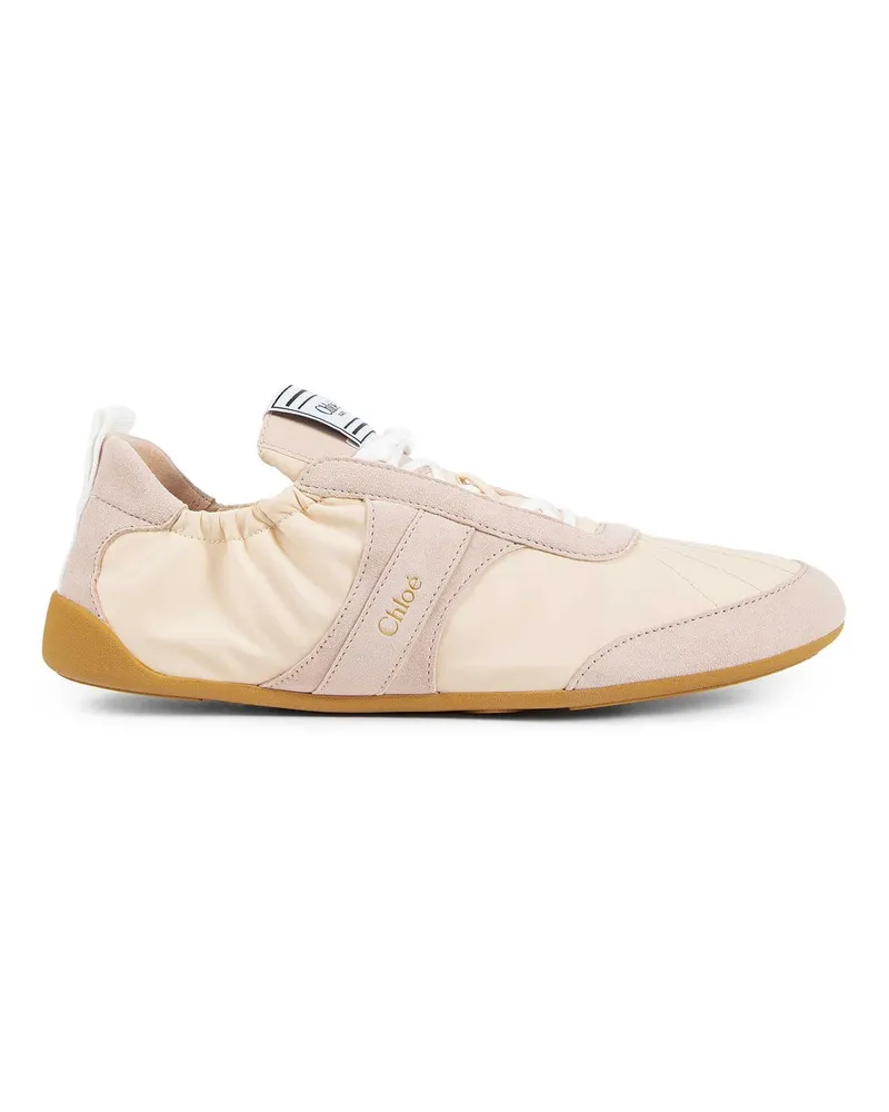 Chloé Kick Sneakers Beige
