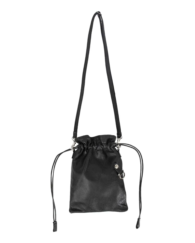 Yohji Yamamoto WOMAN BLACK CLUTCHES & POUCHES Black