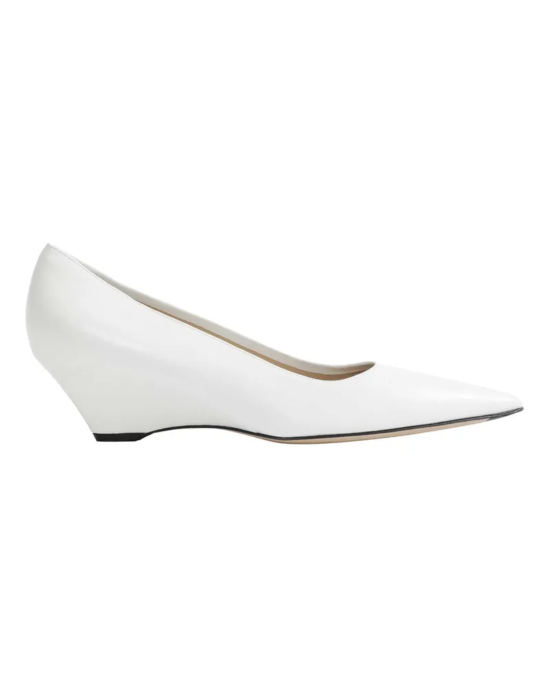 The Row Liisa Wedge Heel Pumps White