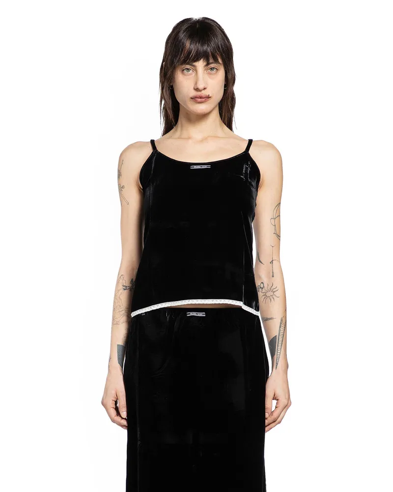 Prada Velvet Top Black