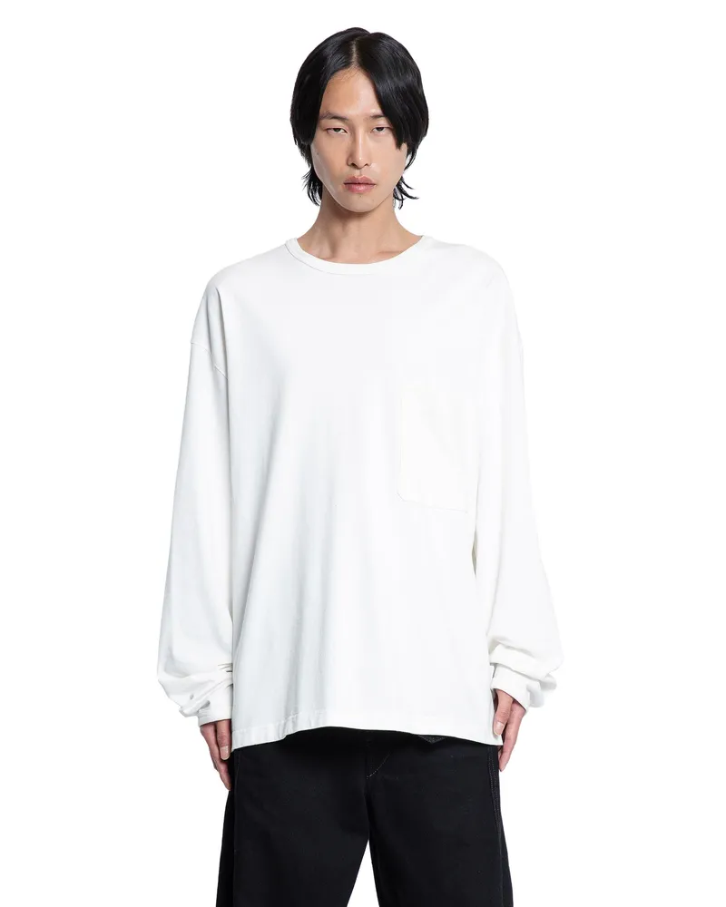 Christophe Lemaire Long Sleeve T-Shirt White