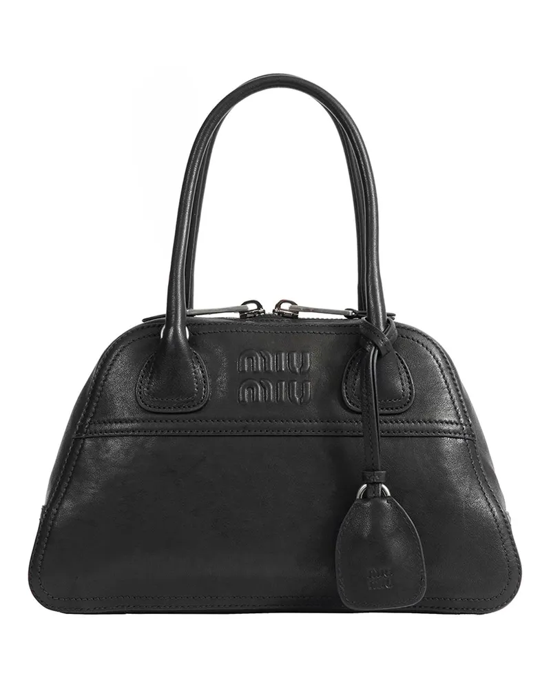 Miu Miu Vivant Nappa Leather Bag Black