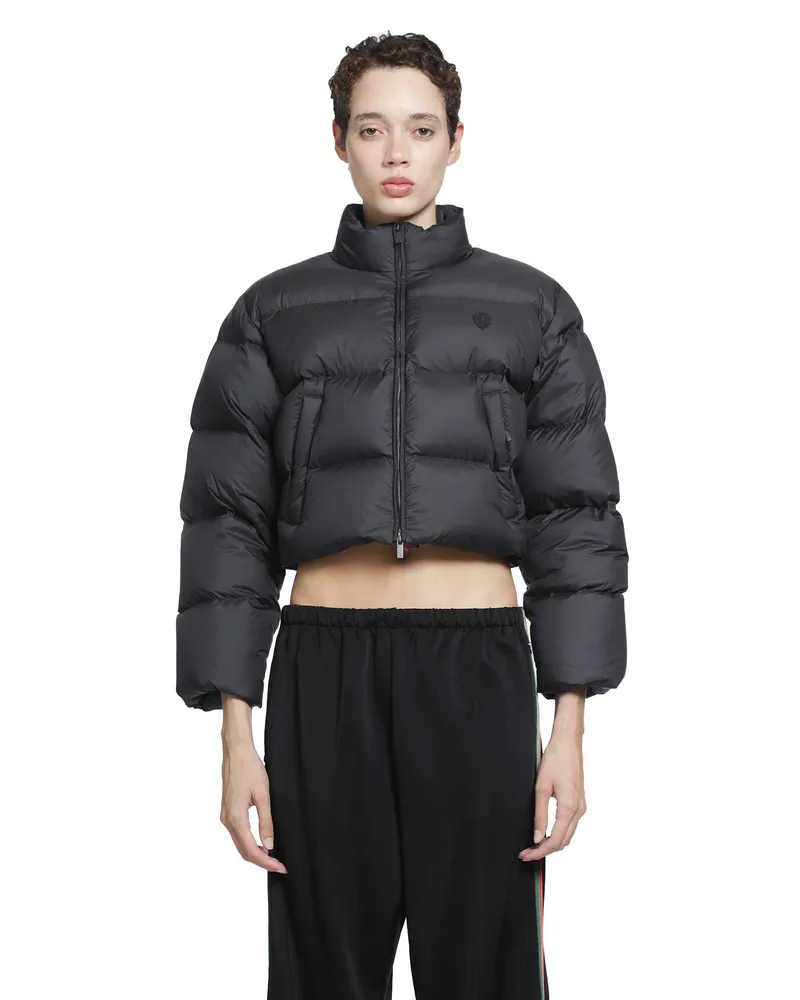 Gucci Padded Polyester Puffer Jacket Black