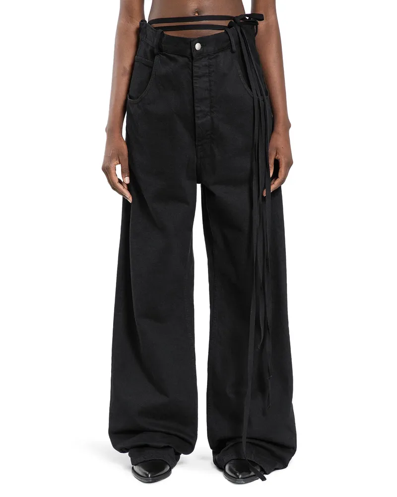 Ann Demeulemeester Kristel 5 Pocket High-Comfort Jeans Black
