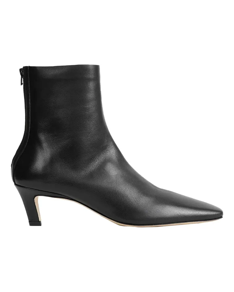 Totême Nappa Mid-heel Boots Black
