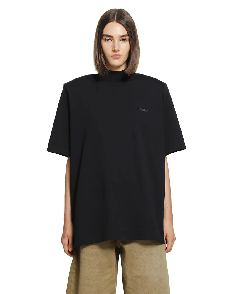 ATTICO Light Jersey T-Shirt Black