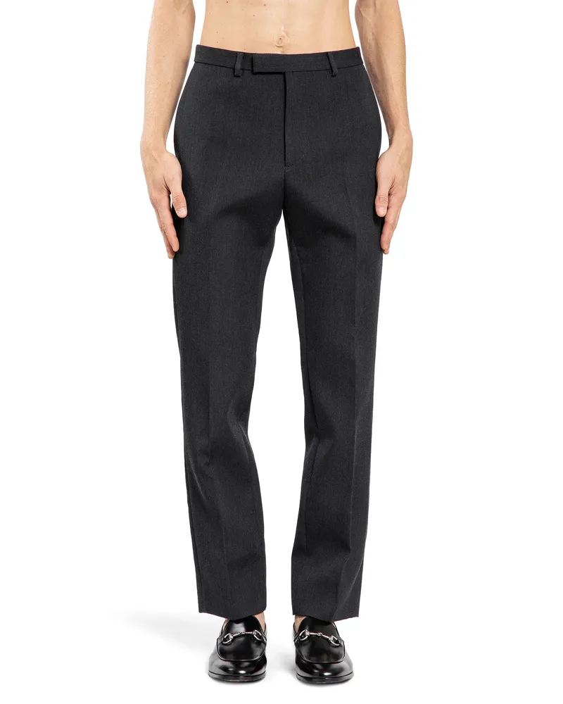 Gucci Pantaloni in Lana su Misura Black