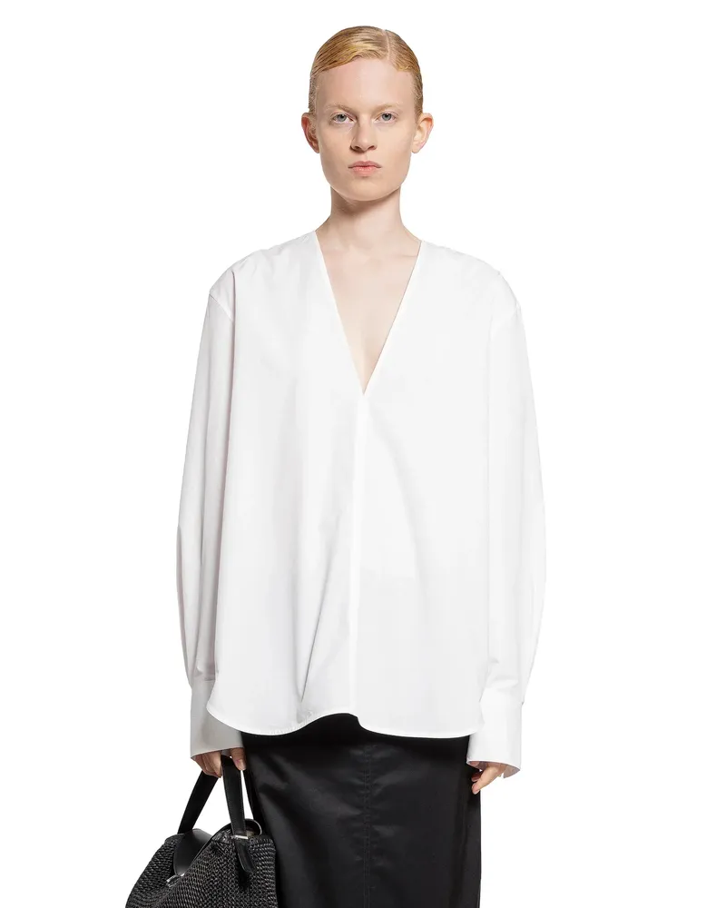 Totême V-neck blouse White