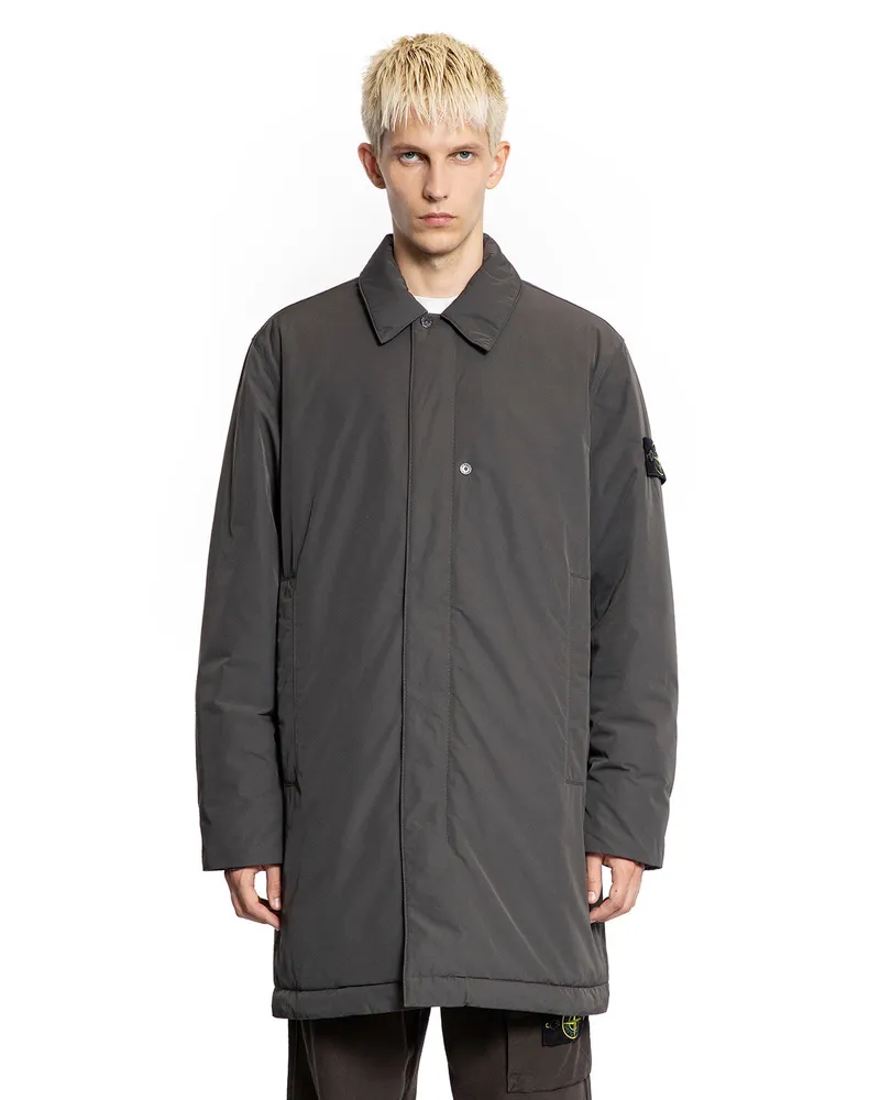 Stone Island 7100002 Soft Shell-R Coat Grey