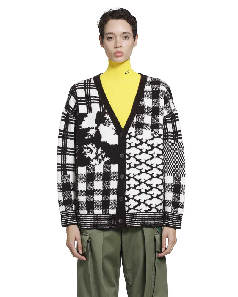 Loewe Cosima Von Bonin Wool Cardigan Brown
