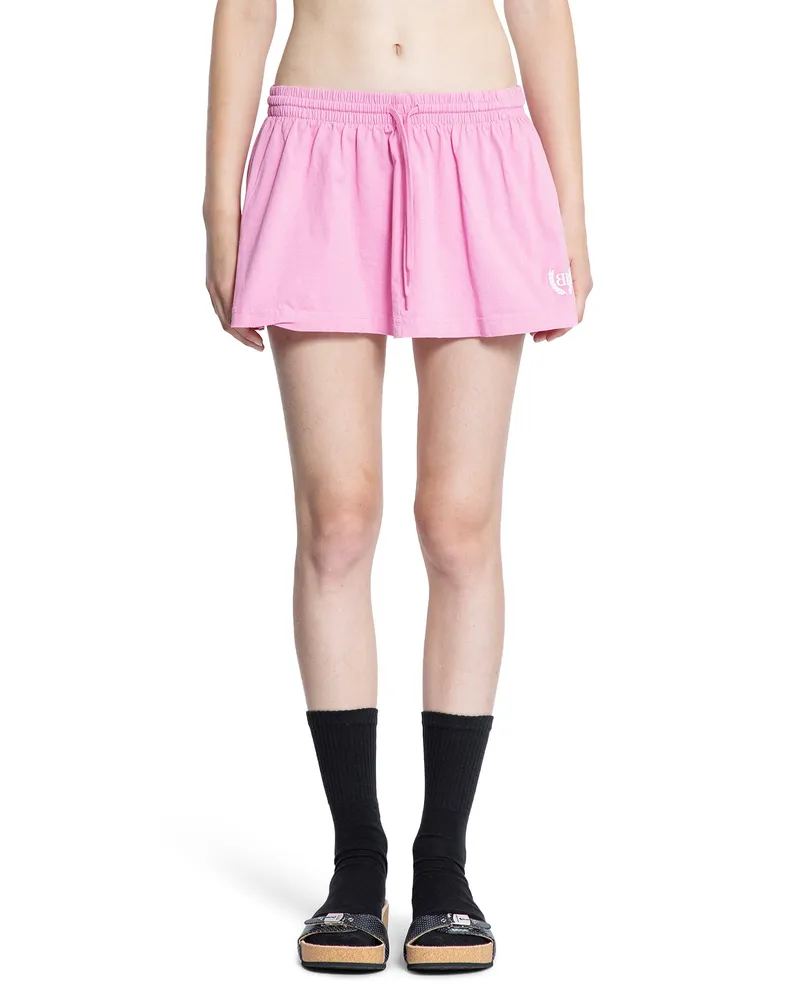 Balenciaga Laurel Classic Football Shorts Mini Skirt Pink