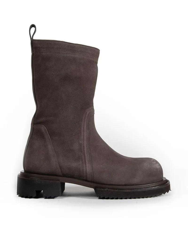 Rick Owens Temple Creeper Gabe Ankle Boots Brown