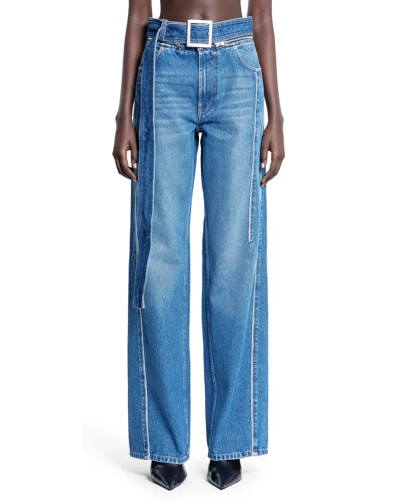 Jean Paul Gaultier I jeans in denim con cintura Blue