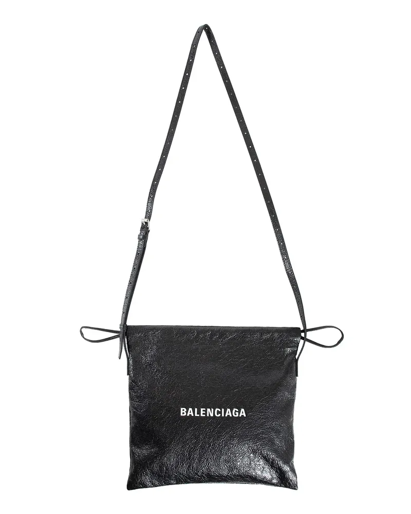 Balenciaga Shopper Dust Bag Crossbody pouch Black