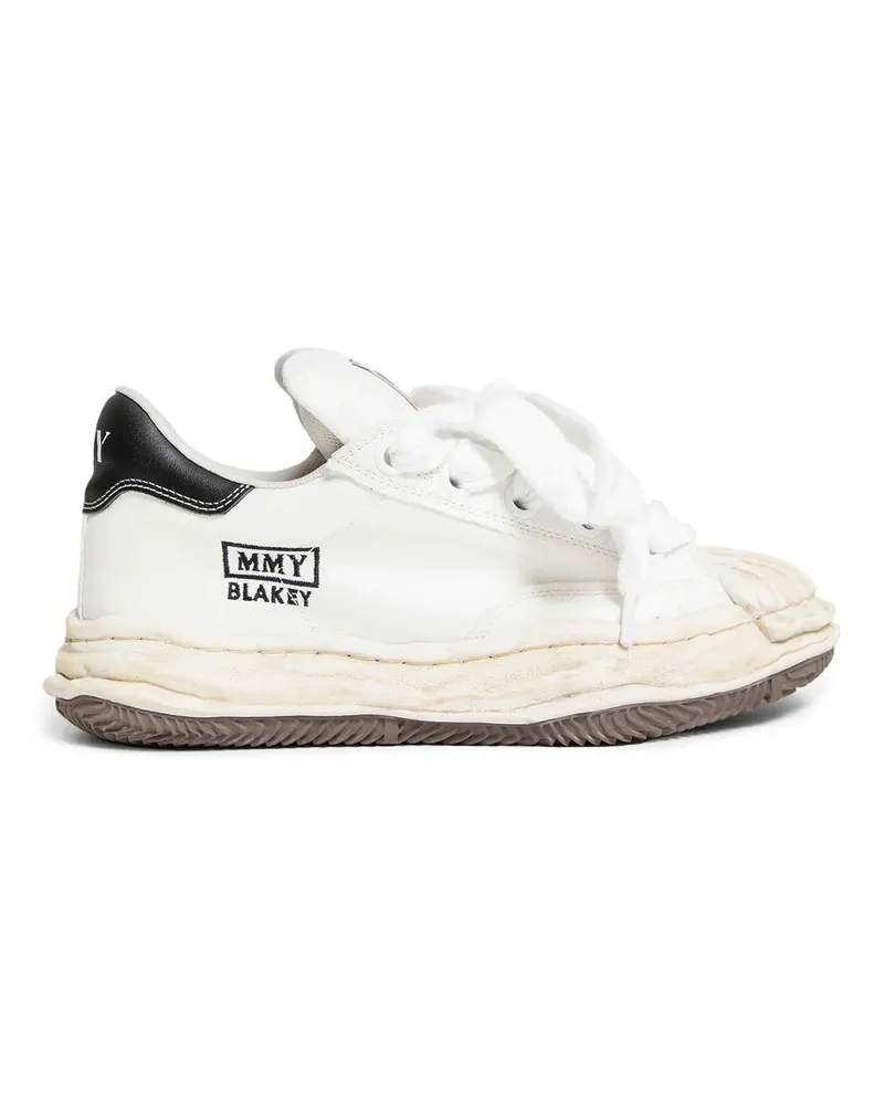 MIHARAYASUHIRO Blakey Leather Low-Top Sneakers White