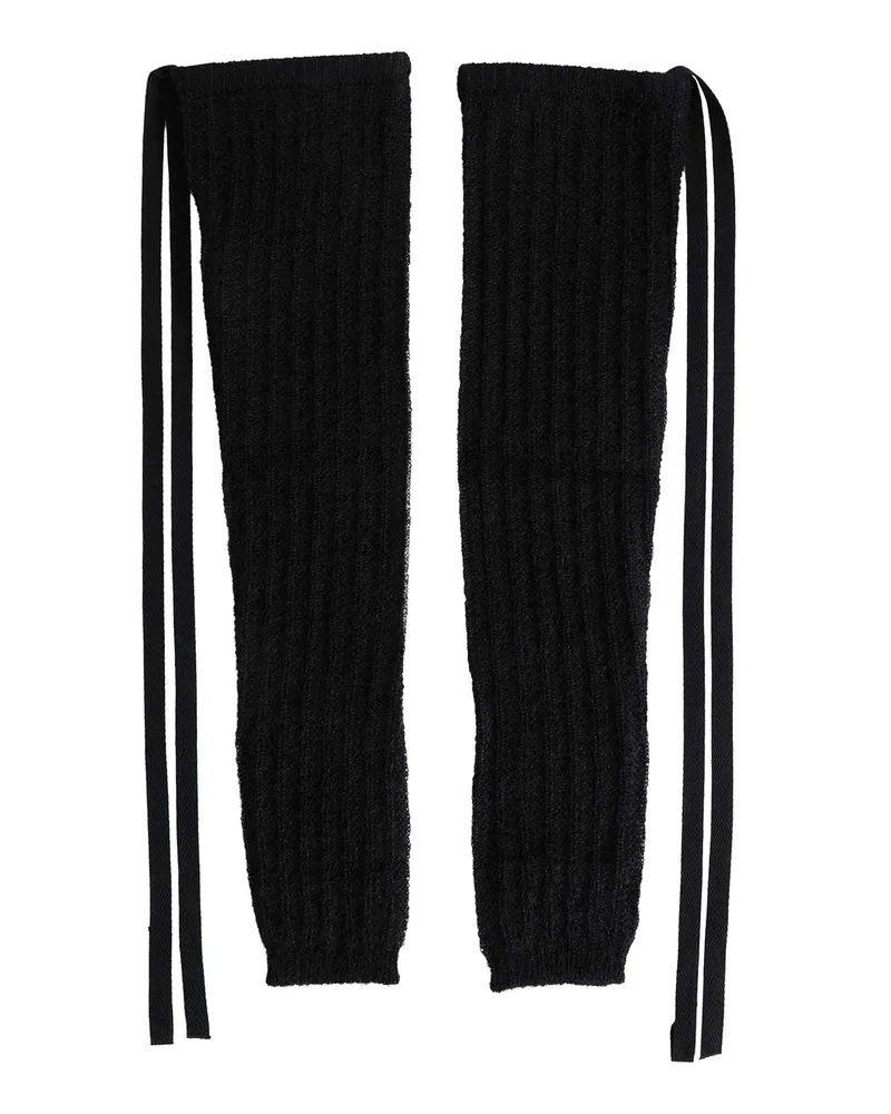 Ann Demeulemeester Mea Gauntlets Black
