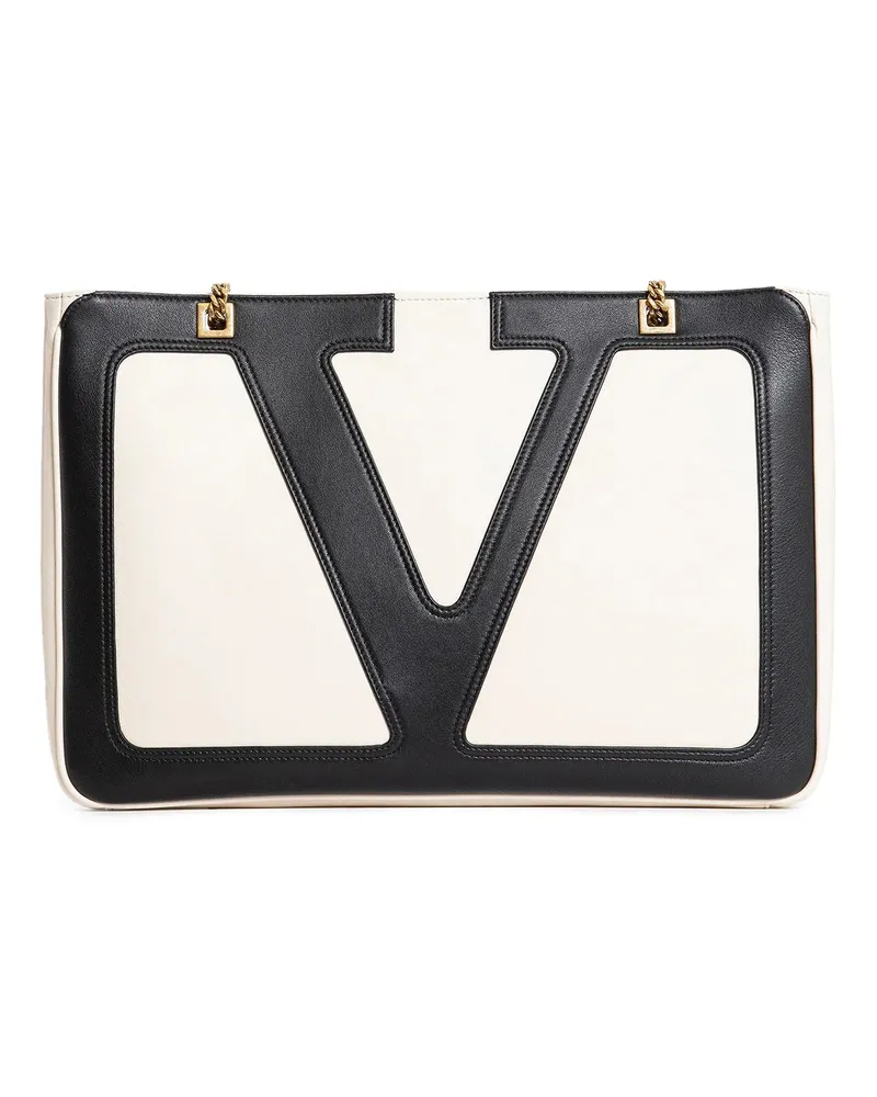 Valentino Garavani Viva Superstar Borsa Shopping Media Black&white
