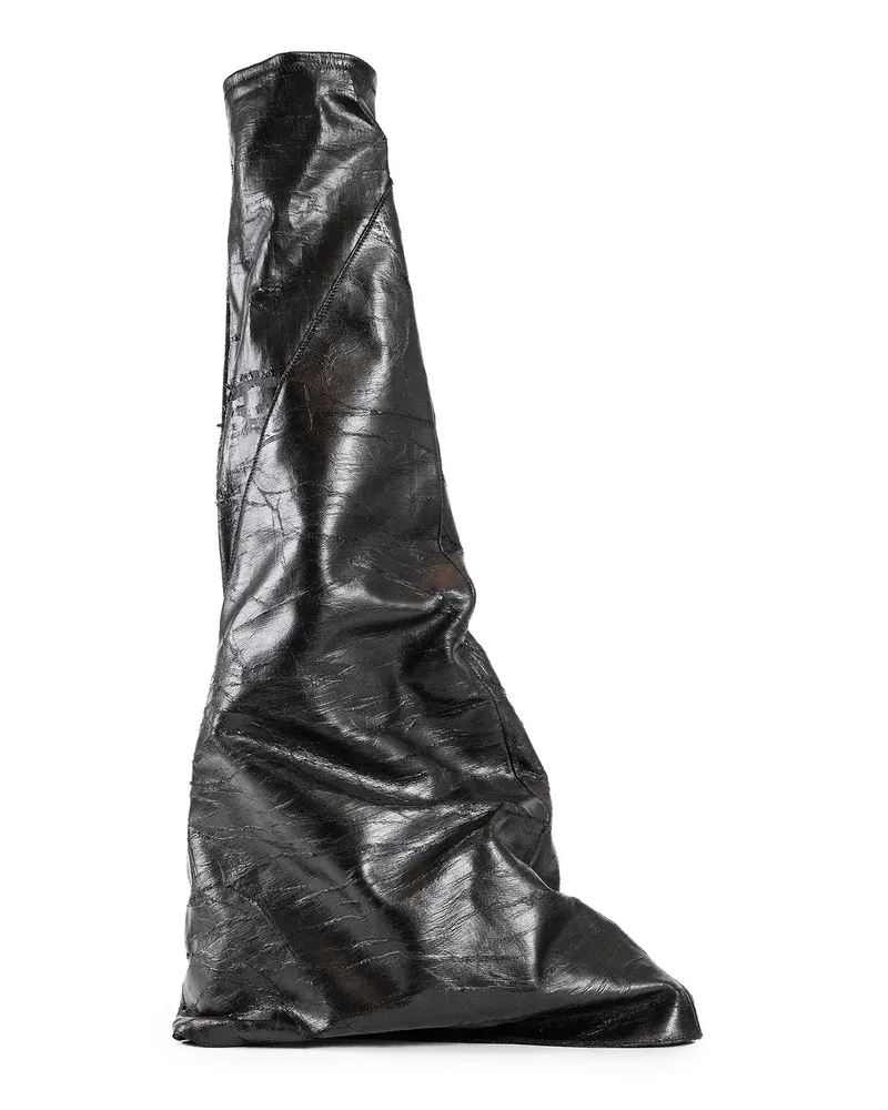 DRKSHDW by Rick Owens Porterville fetish boots Black