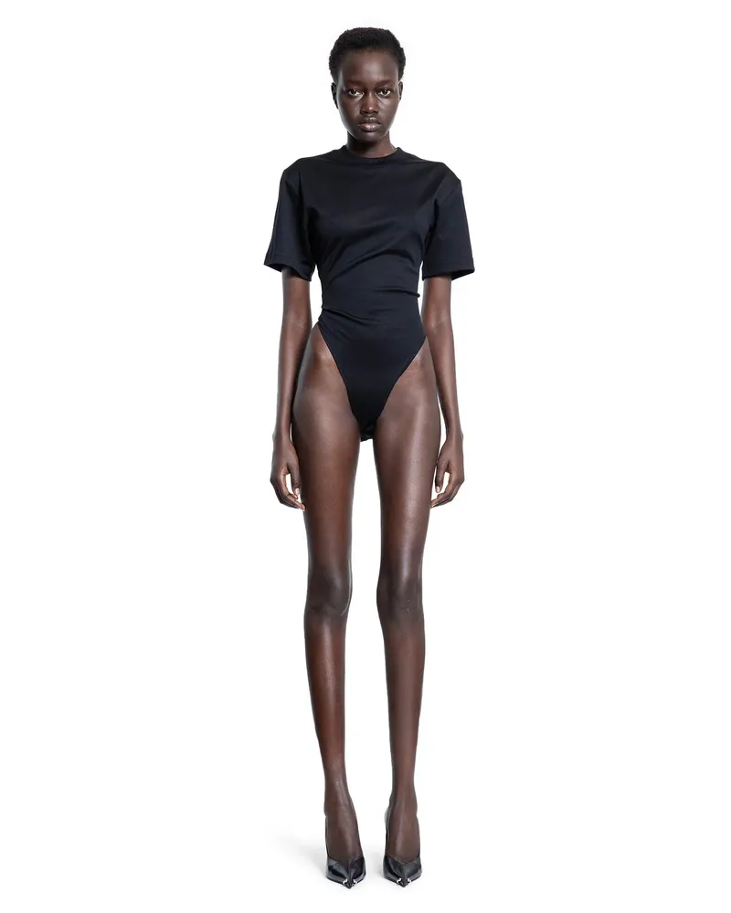 Thierry Mugler WOMAN BLACK BODYSUITS Black