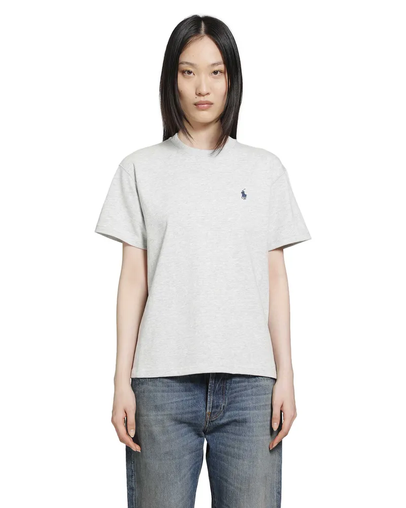 Ralph Lauren Pony Cotton Jersey T-Shirt Grey