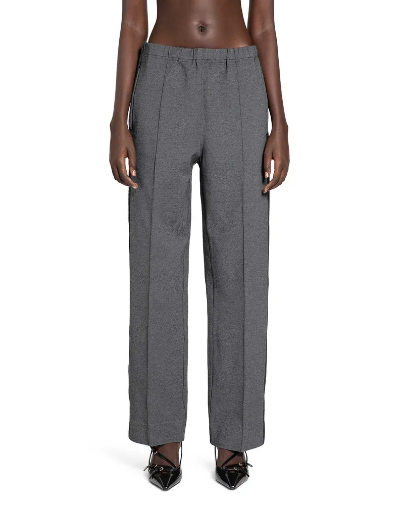 Miu Miu Straight Leg Trousers Grey