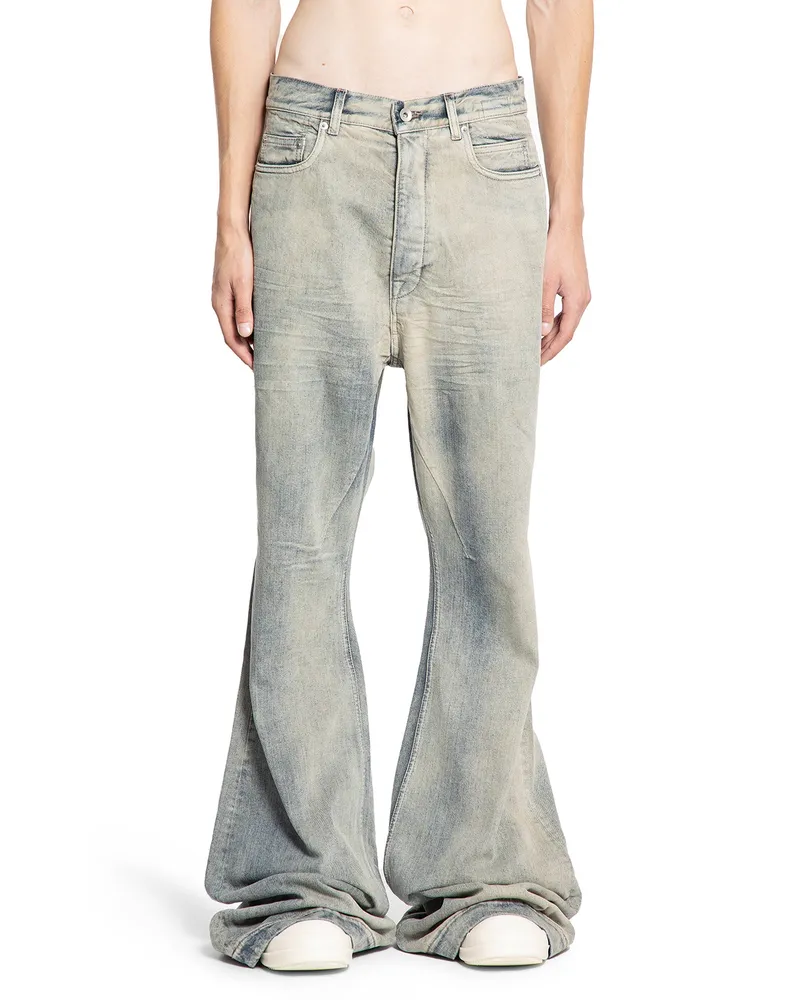 DRKSHDW by Rick Owens Concordians Bolan Bootcut in 13oz Denim Blue