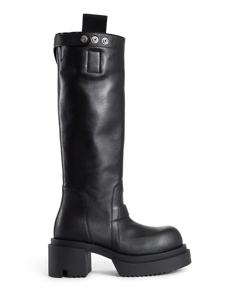 Rick Owens Hollywood tira su Bogun in vitello lavato Black