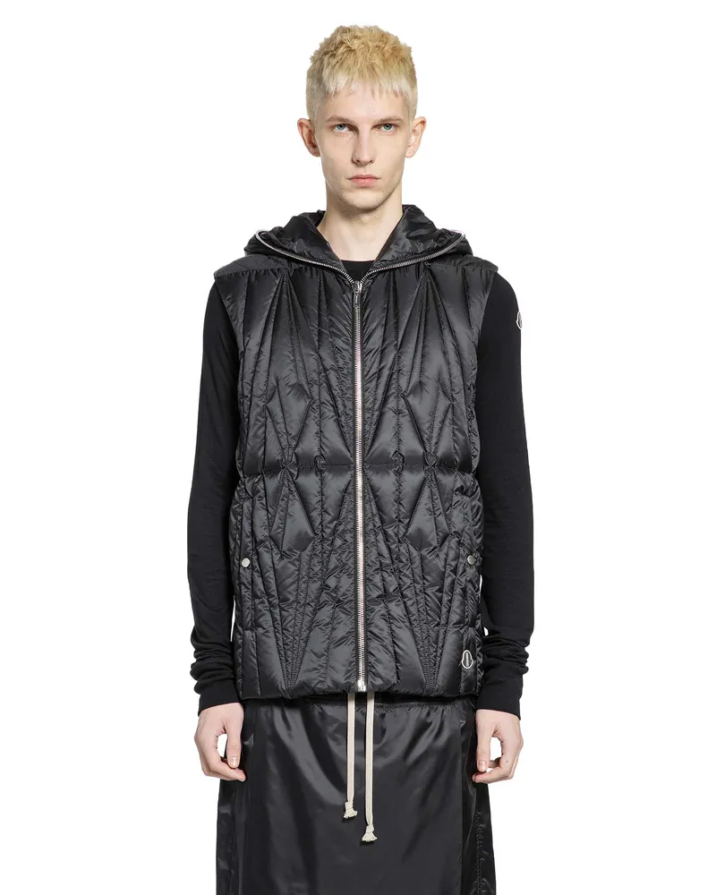 Rick Owens Moncler x  Geocamo Vest Black