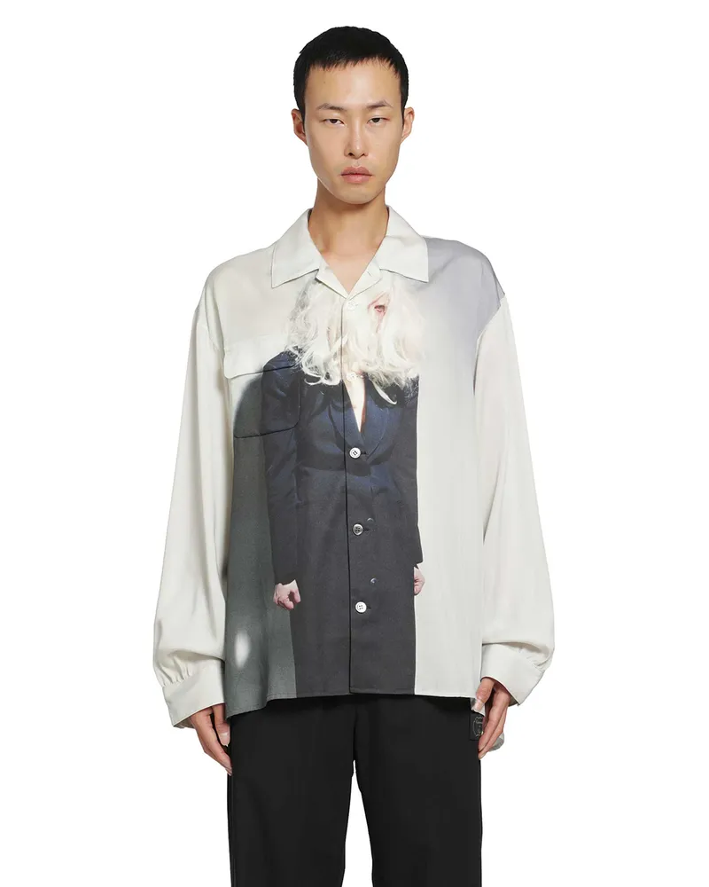 Undercover Cindy Sherman Rayon Shirt Beige