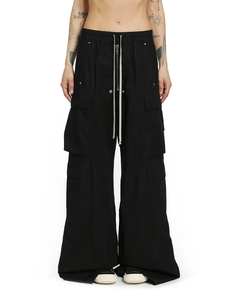 DRKSHDW by Rick Owens Temple Double Cargo Jumbo Belas Black