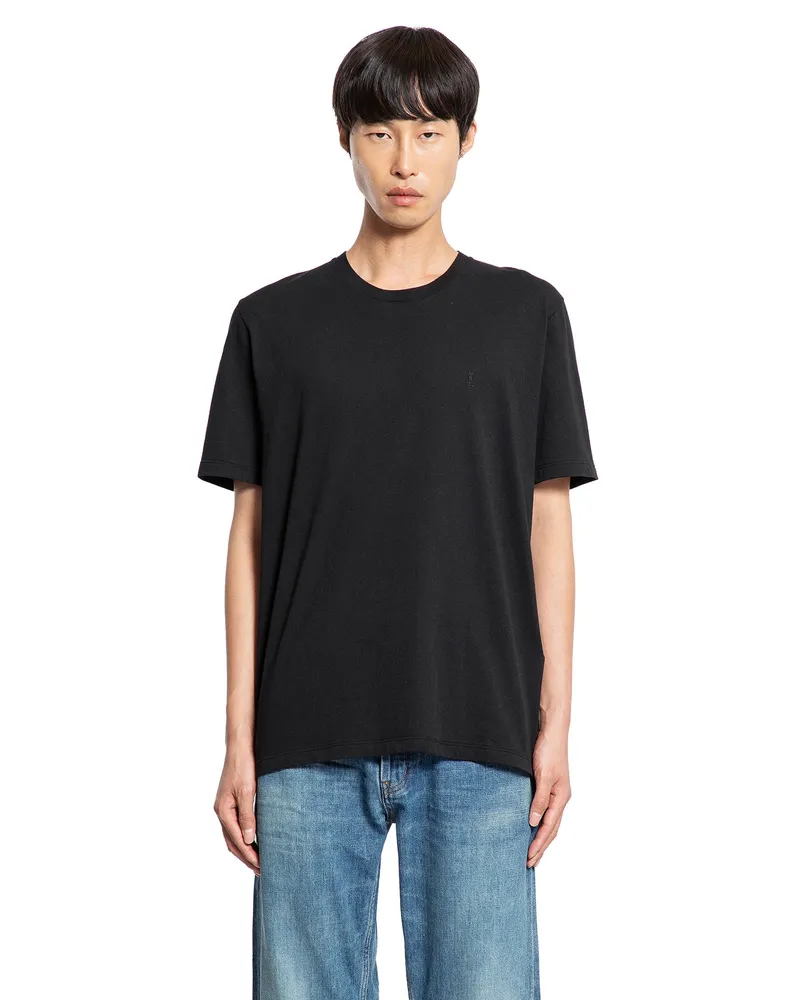 Saint Laurent Cassandre T-shirt Black