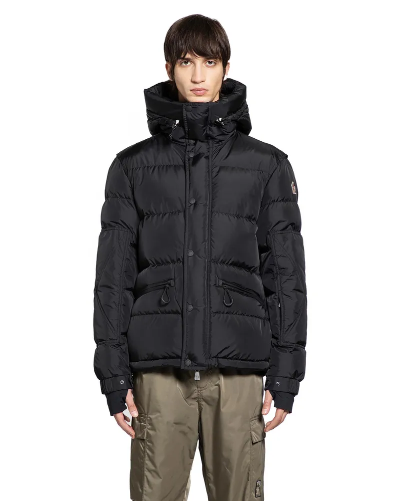 Moncler MAN BLACK JACKETS Black