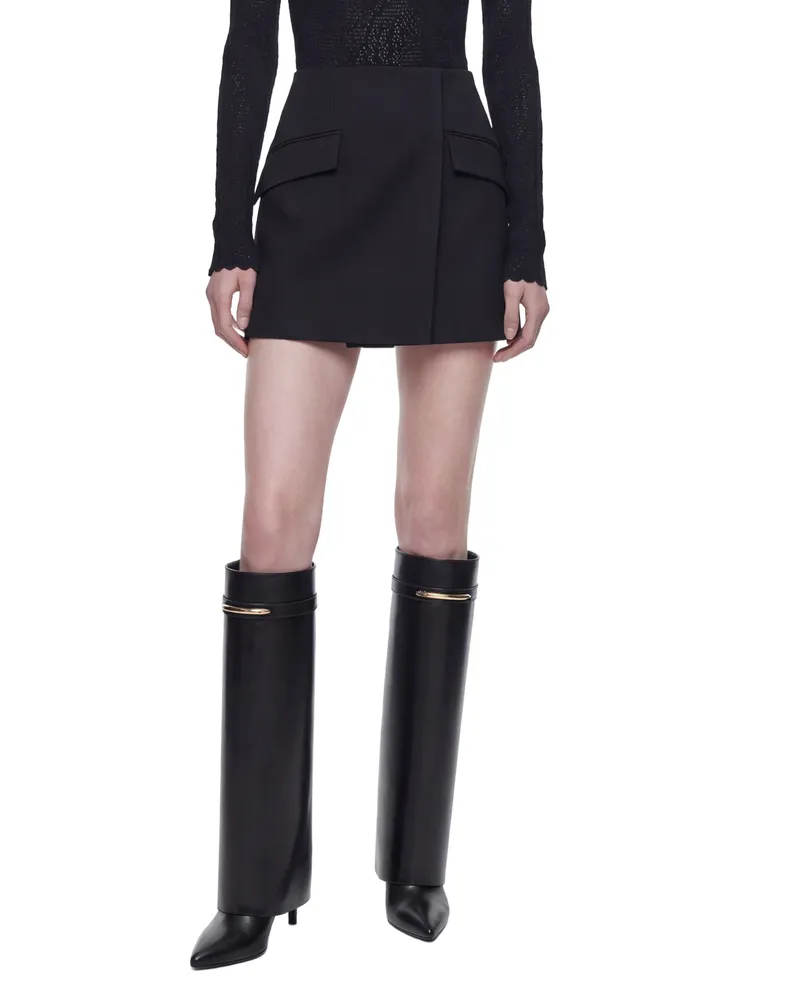 Givenchy Tailored Mini Skirt Black