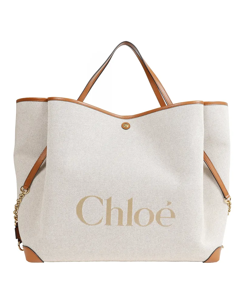 Chloé Clover Tote bag Beige